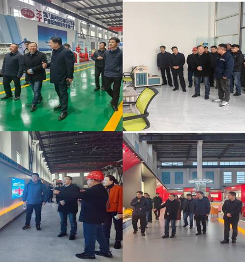 说明: 学院领导深入企业参观交流